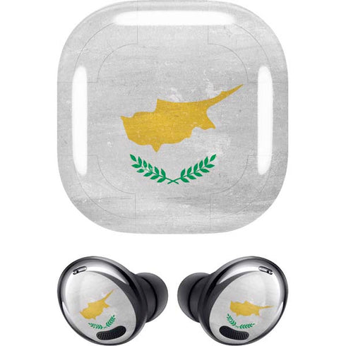 Cyprus Flag Distressed Galaxy Buds Pro Skin